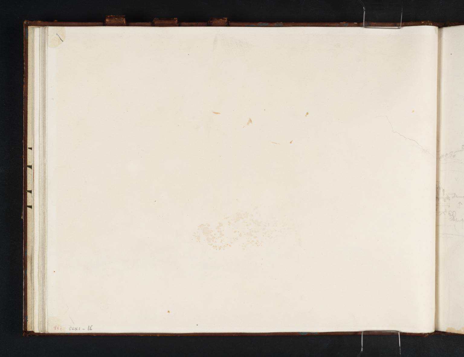 View up the Lahn with the Turreted Customs House and Burg Lahneck, from the Landing-Stage at Oberlahnstein