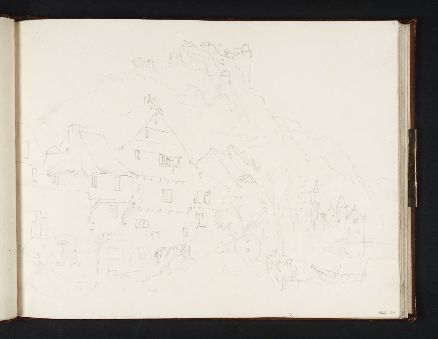 The Marxburg and Braubach, from the Landing-Stage, Looking Upstream