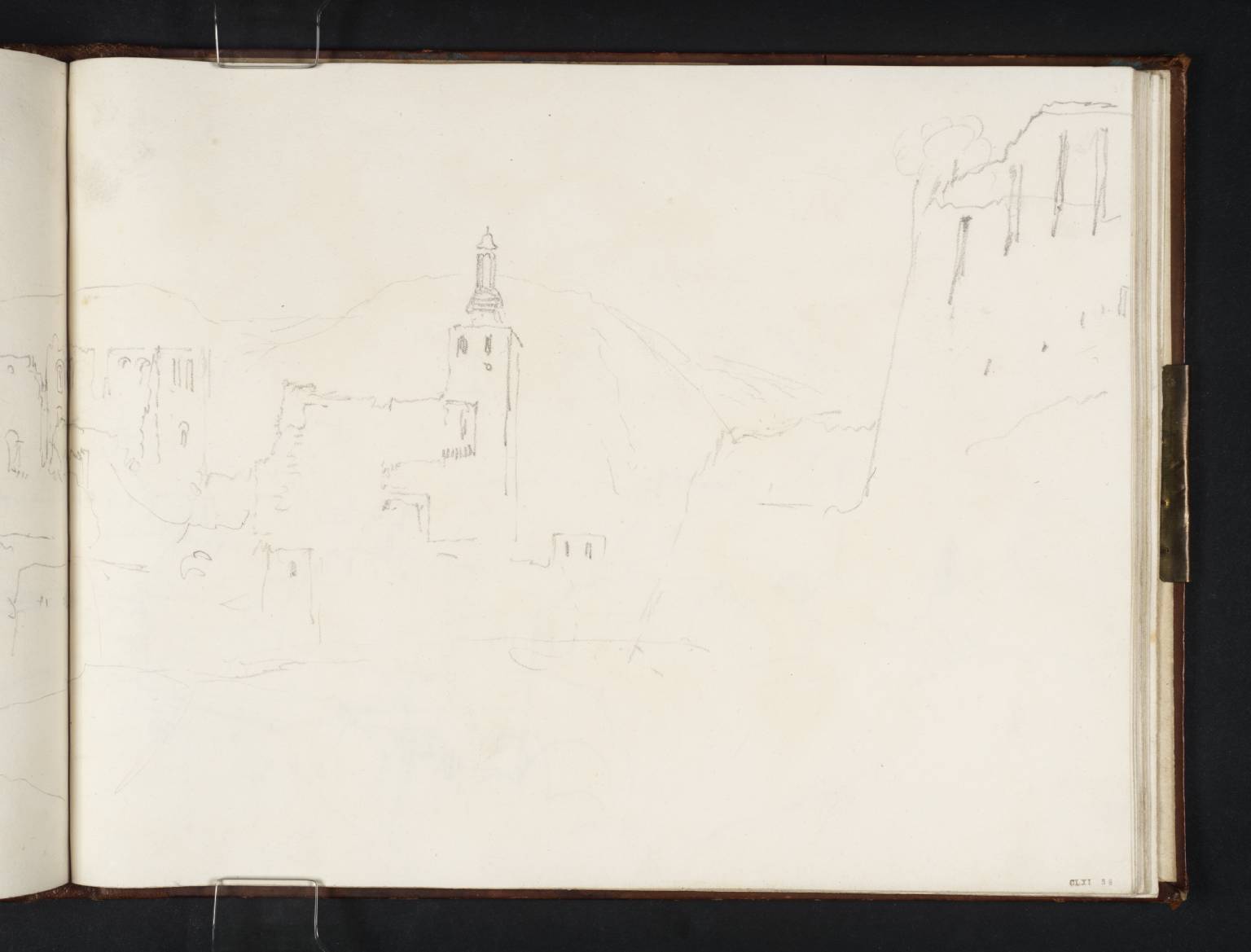Burg Rheinfels, Looking towards the Rhine Gorge from the West