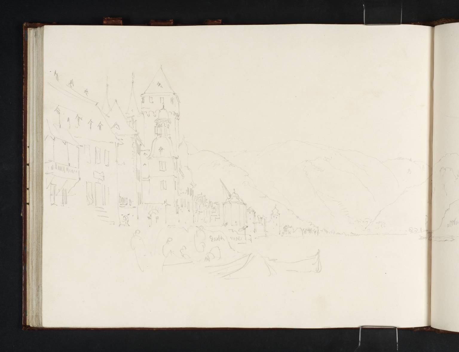 Boppard, Looking Downstream from the Landing Place by the Burg