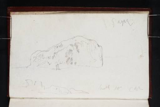 Joseph Mallord William Turner, ‘Bass Rock from The 'Gegan' Rock’ 1818