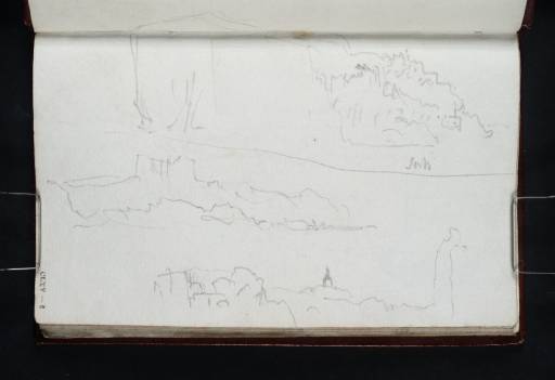 Joseph Mallord William Turner, ‘Bass Rock; the Coast of North Berwick and Dunbar’ 1818