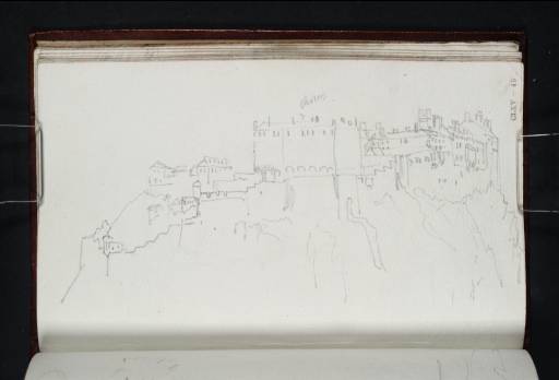 Joseph Mallord William Turner, ‘Edinburgh Castle from the West’ 1818