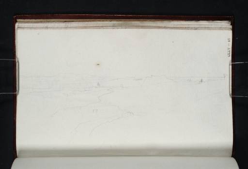 Joseph Mallord William Turner, ‘Looking North Towards Edinburgh with Distant Hills Beyond’ 1818