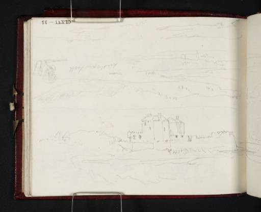 Joseph Mallord William Turner, ‘Sketches of Blackness Castle and Linlithgow Loch’ 1818