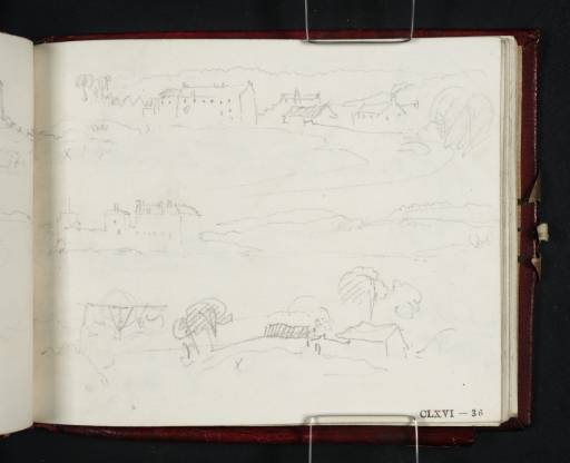 Joseph Mallord William Turner, ‘Linlithgow Loch; Blackness Castle’ 1818