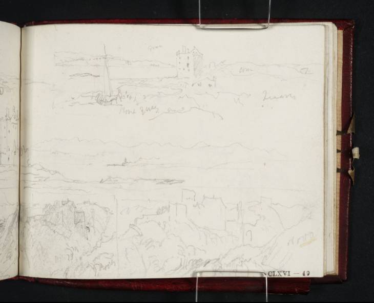 Joseph Mallord William Turner, ‘Three views of Rosyth Castle; and two of Roslin Castle’ 1818