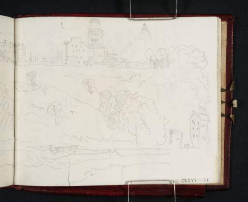 Joseph Mallord William Turner, ‘St Bernard's Hill, and View of Edinburgh from Stockbridge’ 1818