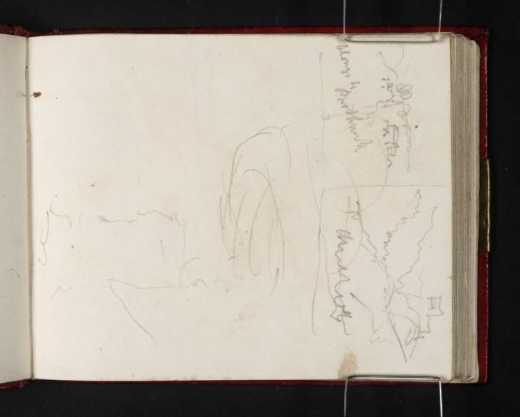 Joseph Mallord William Turner, ‘Three Sketches associated with 'Borthwick'’ 1818