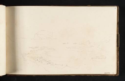 Joseph Mallord William Turner, ‘Bass Rock from Canty Bay’ 1818