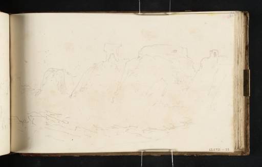 Joseph Mallord William Turner, ‘Dunbar Castle’ 1818