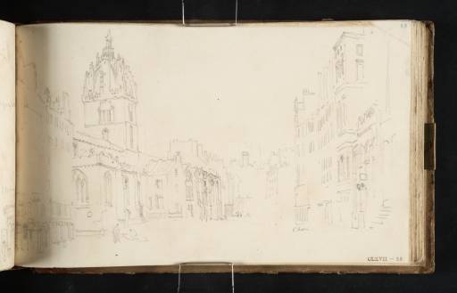 Joseph Mallord William Turner, ‘St Giles's Cathedral, High Street; Looking West’ 1818