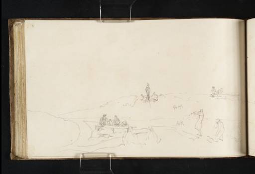 Joseph Mallord William Turner, ‘Figures on Calton Hill’ 1818