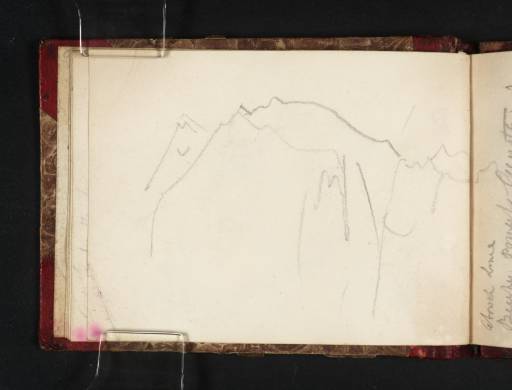 Joseph Mallord William Turner, ‘A Profile of Hills or Mountains’ c.1817-19