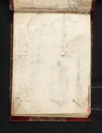 Joseph Mallord William Turner, ‘Studies of a Helmet, a Crossbow and Other Weapons for the Title Page of 'Views in Sussex'’ c.1819