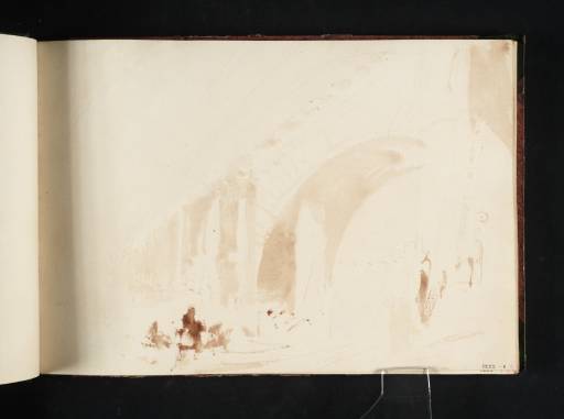Joseph Mallord William Turner, ‘Beneath London Bridge from the East’ c.1820