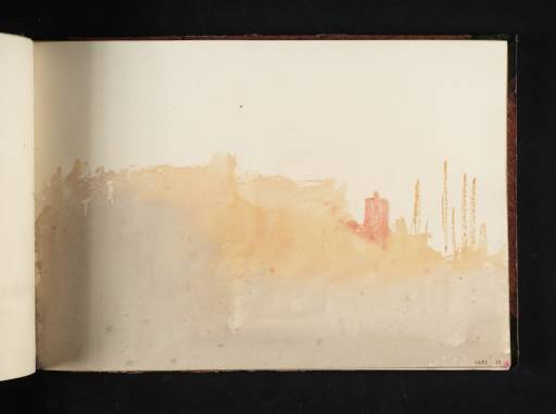 Joseph Mallord William Turner, ‘Colour Sketch, Perhaps a View Near London Bridge’ c.1820