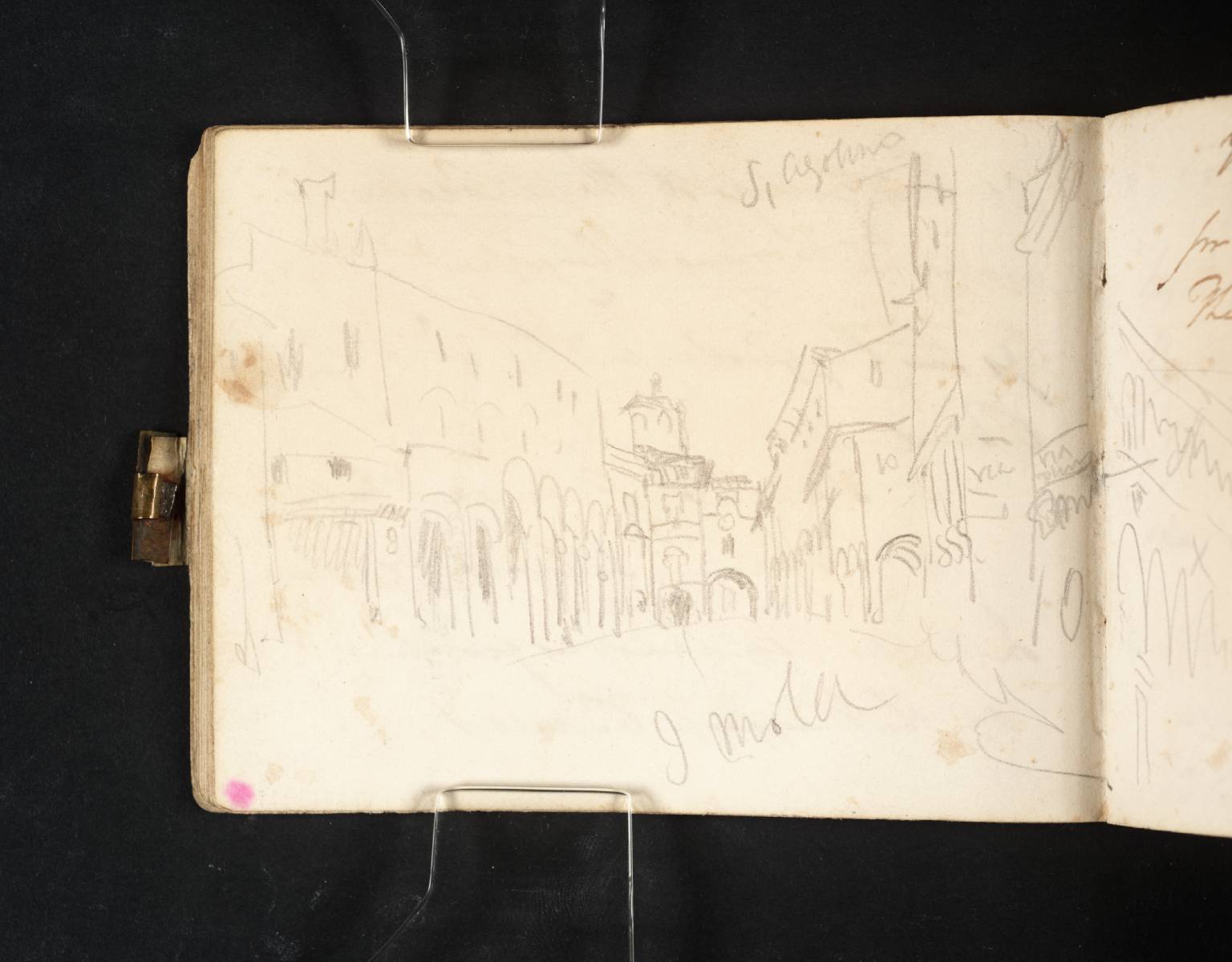 View of the Torre dell’Orologio, Imola, from Sant’Agostino