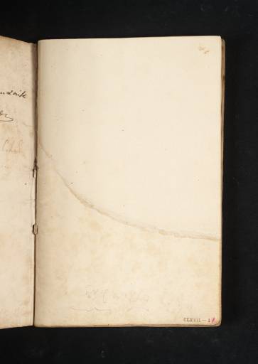 Joseph Mallord William Turner, ‘Inscription by Turner’ c.1819