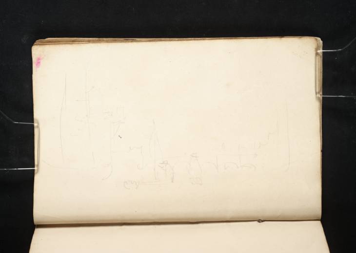 Joseph Mallord William Turner, ‘Vessels in front of a Bridge’ c.1819