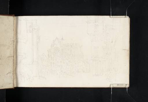 Joseph Mallord William Turner, ‘Place de l'Hôtel de Ville and the Cathedral, Beauvais’ 1819