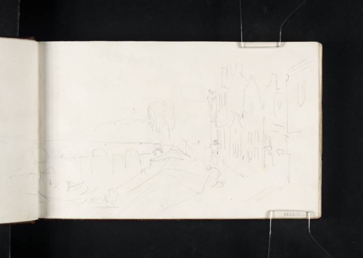 Joseph Mallord William Turner, ‘The Pont de St-Cloud with the Pont de Sèvres and the Lanterne of St-Cloud beyond’ 1819