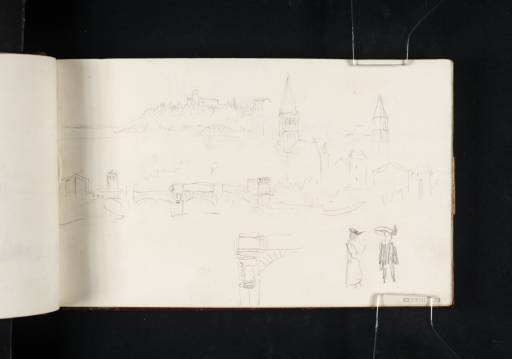 Joseph Mallord William Turner, ‘Sketches at Tournus on the River Saône’ 1819