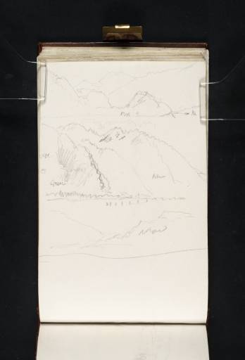 Joseph Mallord William Turner, ‘Three Sketches of Mountains ?near Susa’ 1819