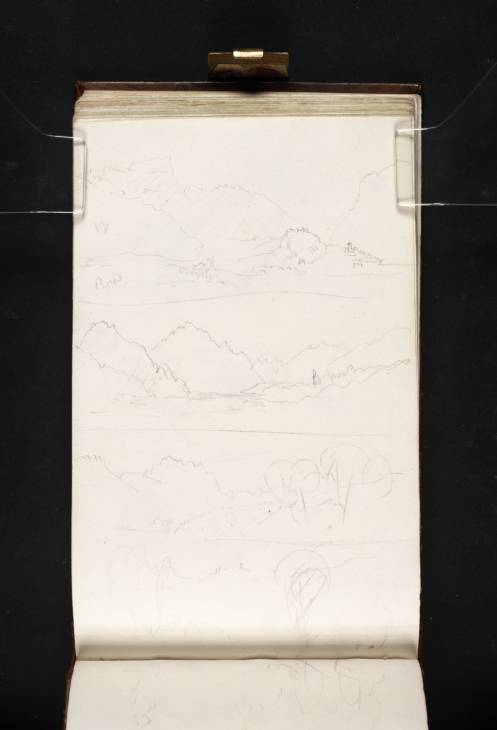 Joseph Mallord William Turner, ‘Four Views from the Road between Chambéry and Aiguebelle; Including One of Montmélian’ 1819