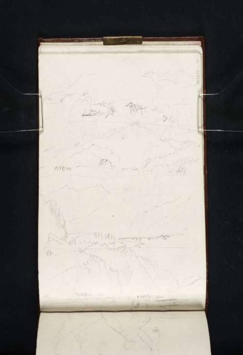 Joseph Mallord William Turner, ‘Four Sketches of the Maurienne Valley and the River Arc; Including One of Aiguebelle’ 1819