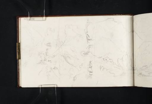 Joseph Mallord William Turner, ‘Three Sketches of St-Michel-de-Maurienne, Savoy’ 1819