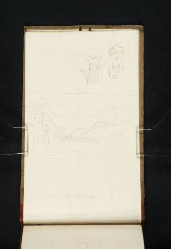 Joseph Mallord William Turner, ‘Two Sketches of a Church, with the Alps Beyond’ 1819