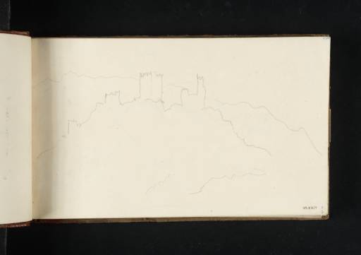 Joseph Mallord William Turner, ‘?The Castle, San Giorio di Susa’ 1819