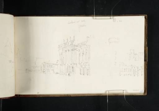Joseph Mallord William Turner, ‘View of Piazza Castello, Turin, with Palazzo Madama’ 1819