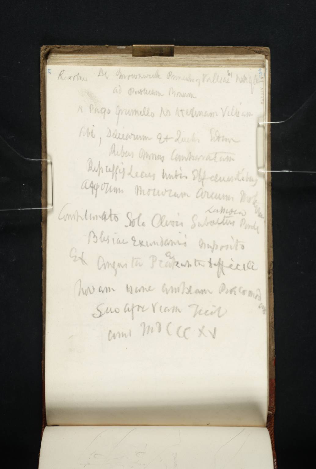 Latin Inscription, from the ?Villa Olmo, Lake Como