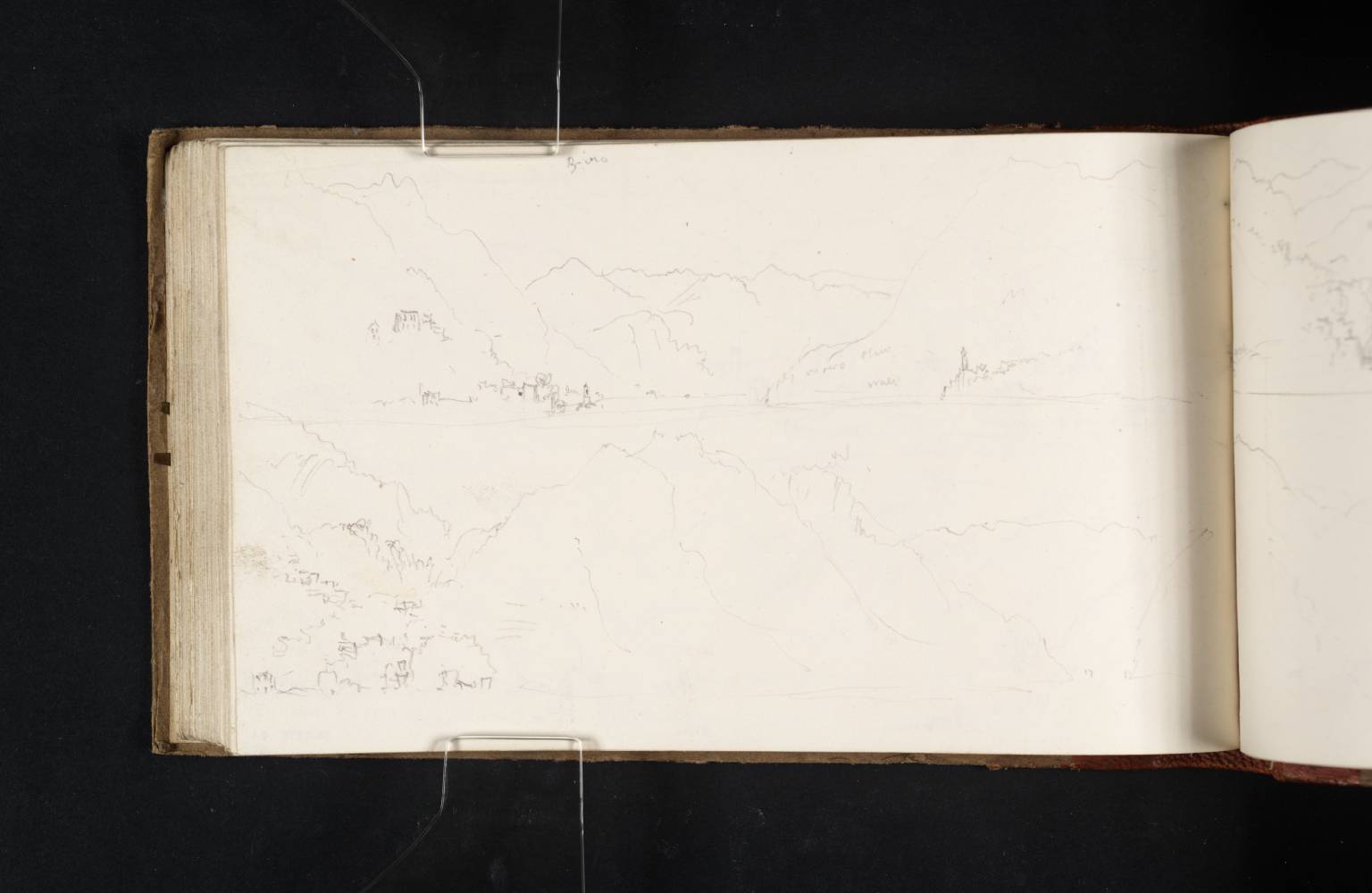 Two Sketches of Lake Como; Including One of Brienno and Nesso