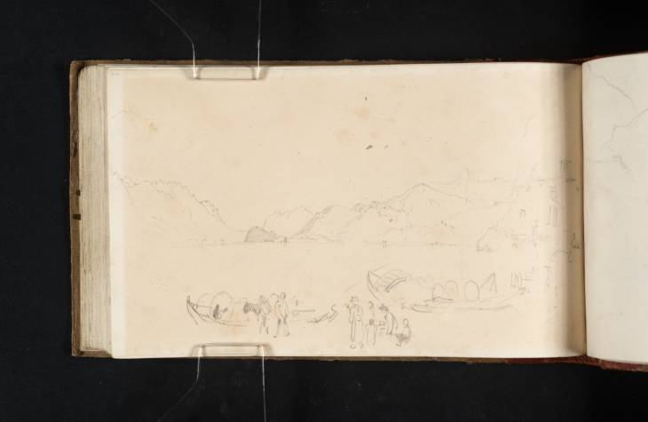 Joseph Mallord William Turner, ‘Distant View of Bellaggio, Lake Como’ 1819