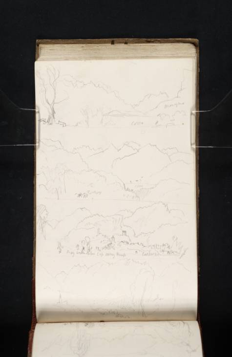 Joseph Mallord William Turner, ‘Four Views from the Road between Menaggio and Porlezza; Including Two of Lake Como and Tow of the Val Menaggio’ 1819