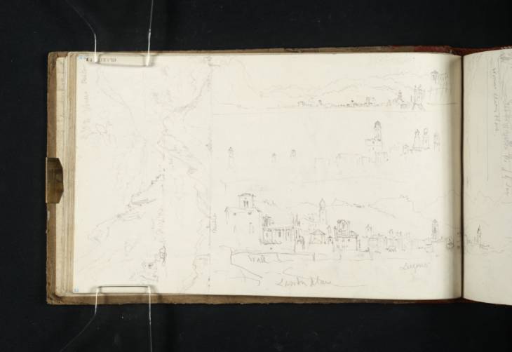 Joseph Mallord William Turner, ‘Three Sketches of Lugano; and a Study of a Tobacco Plant’ 1819