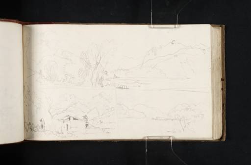 Joseph Mallord William Turner, ‘Three Views of Lake Lugano; Including One with Monte San Salvatore’ 1819