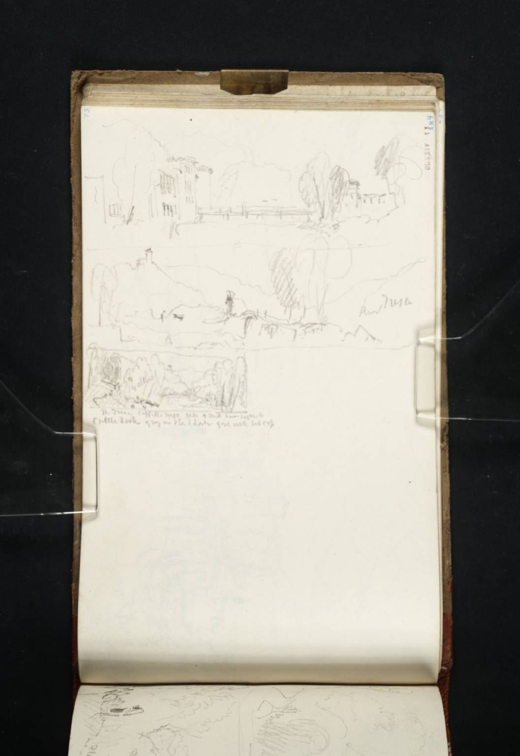 Three Sketches at Ponte Tresa, Lake Lugano
