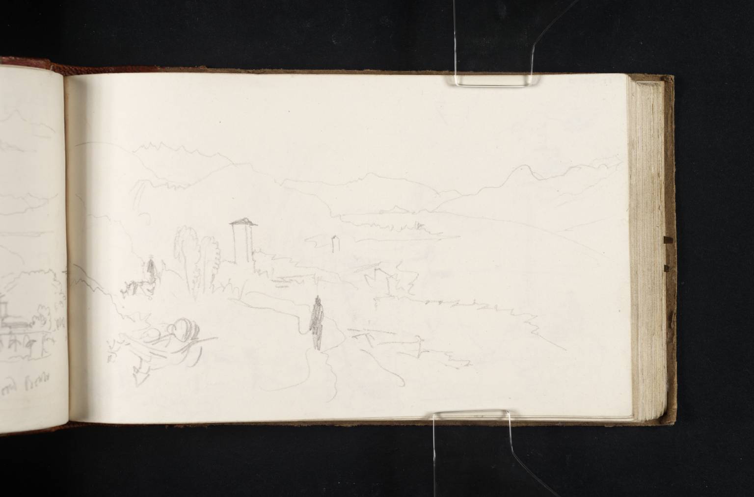 Distant View of Luino, from the Road from Ponte Tresa