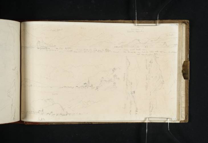 Joseph Mallord William Turner, ‘Five Views on Lake Maggiore; Including Intra, Villa Balabio and the Rocca di Caldé’ 1819
