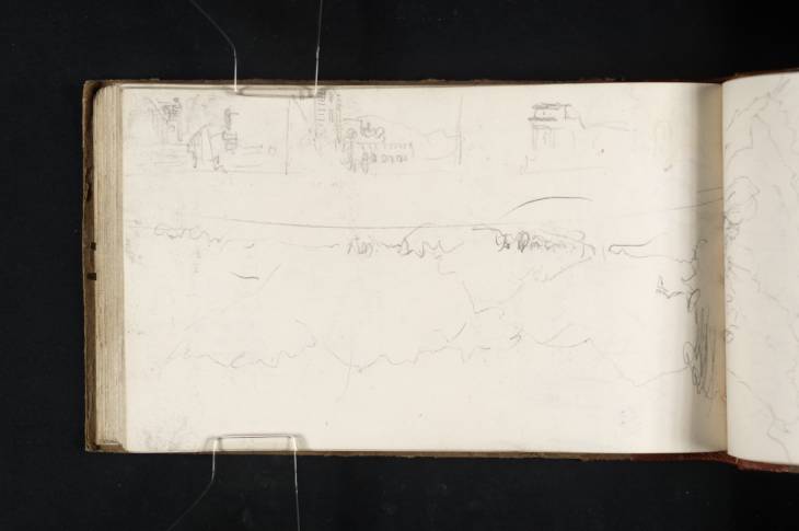 Joseph Mallord William Turner, ‘Three Sketches of Isola Bella, Lake Maggiore; and a ?View of the Borromean Gulf’ 1819