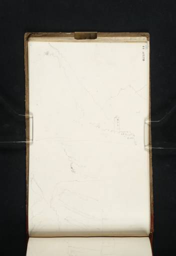 Joseph Mallord William Turner, ‘Part of a View of the Bridge at Crevoladossola; and a Sketch of the Church of Santi Pietro e Paolo, Crevoladossola’ 1819