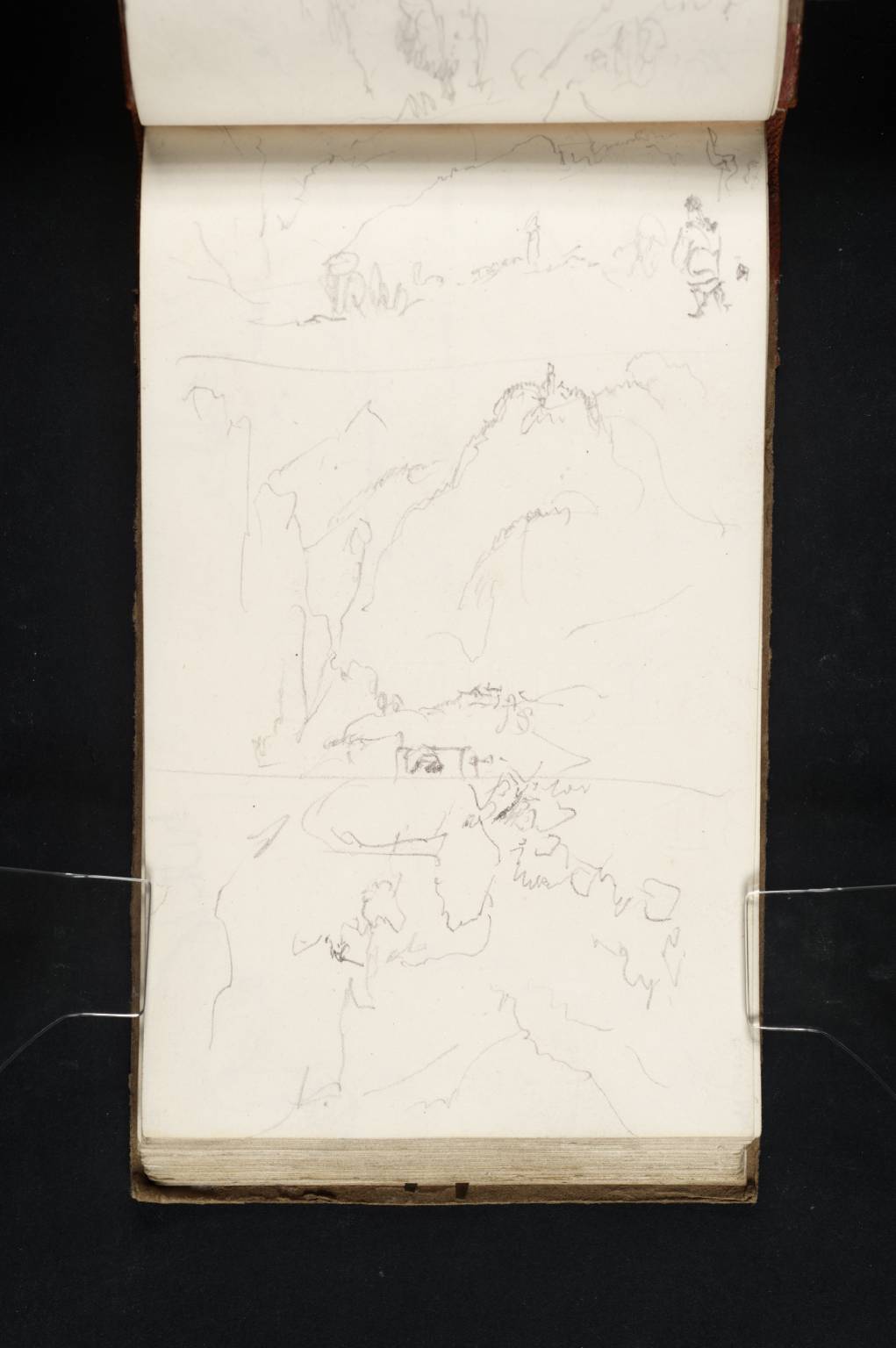 Three Sketches of Val Divedro, on the Road to the Simplon Pass