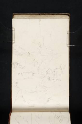 Joseph Mallord William Turner, ‘Three Sketches of Val Divedro, on the Road to the Simplon Pass’ 1819