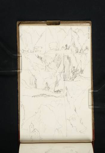 Joseph Mallord William Turner, ‘Eight Sketches of Gondo, including the Stockalpertum’ 1819