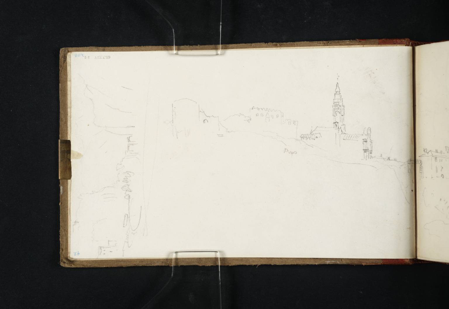 Part of a View of Arona; and the Bridge at Crevoladossola