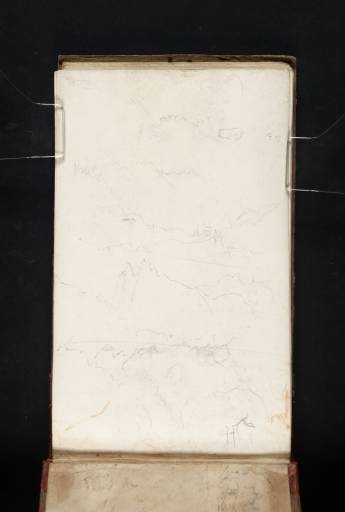 Joseph Mallord William Turner, ‘Four Sketches of Mountains, ?near the Simplon Pass’ 1819